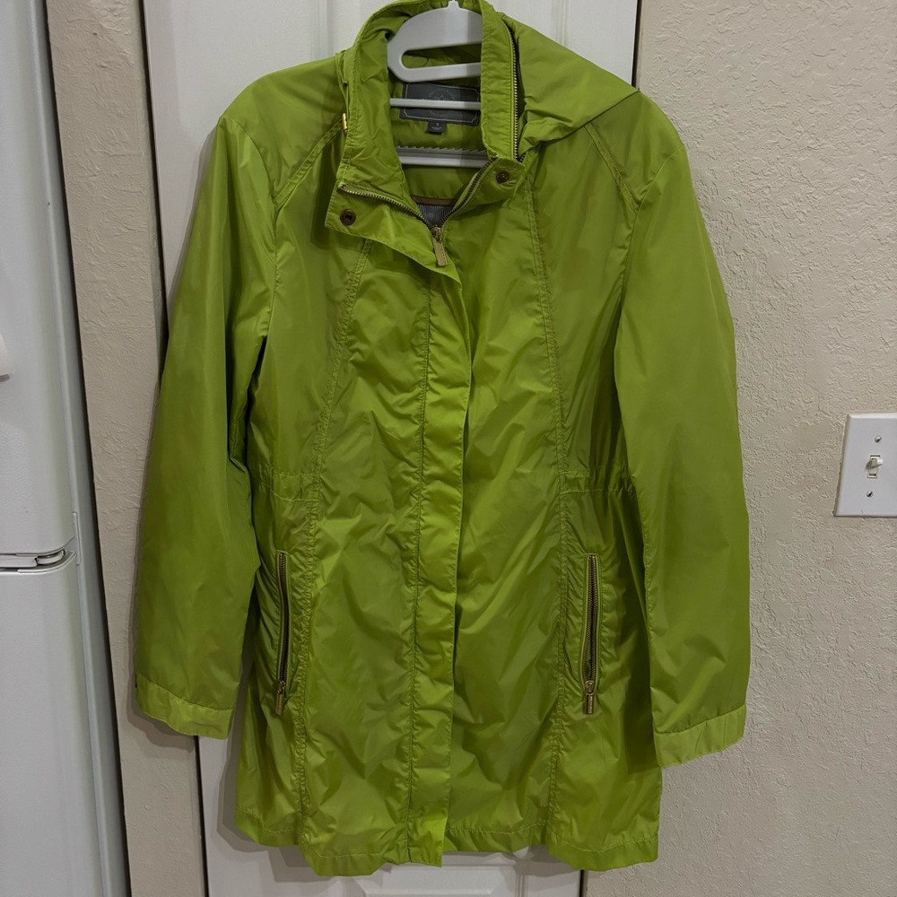 Johnston and Murphy Women's Green Windbreaker Jacket - Picture 2 of 10